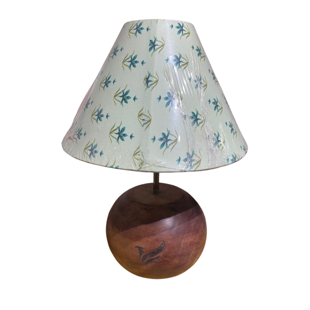 handcrafted-wooden-table-lamp-with-printed-shade